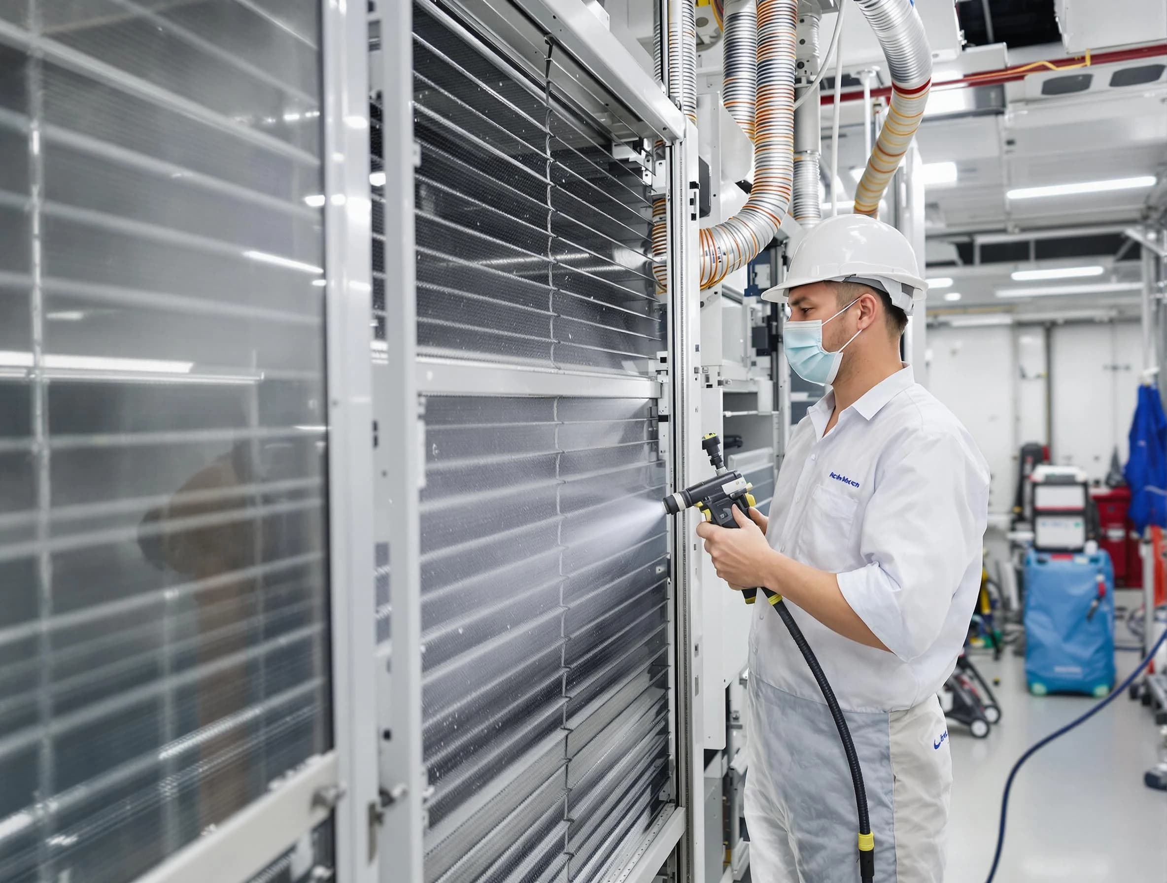 Professional AC coil cleaning by Berthoud Air Duct Cleaning in Berthoud