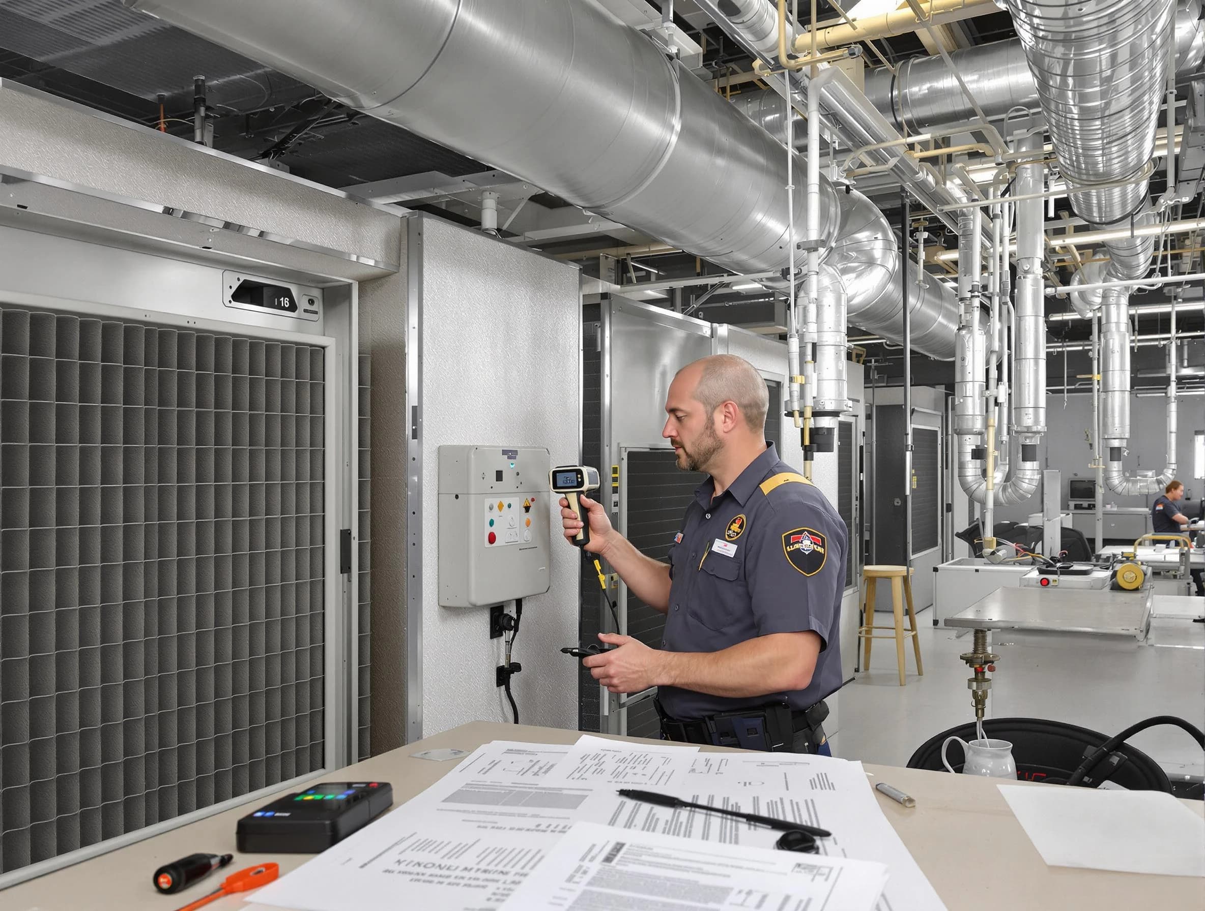 Professional filter system inspection by Berthoud Air Duct Cleaning in Berthoud