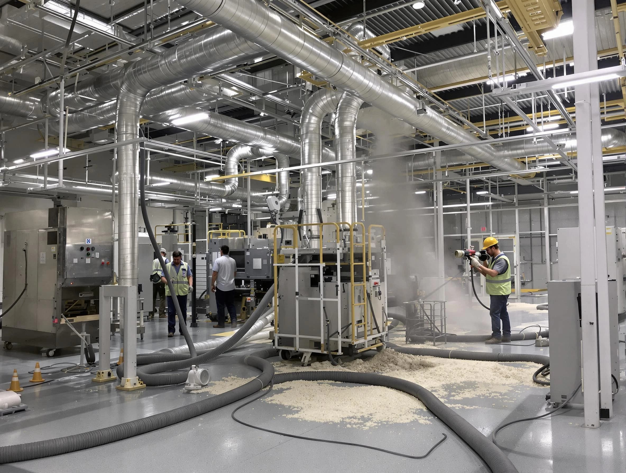 Heavy-duty industrial duct cleaning by Berthoud Air Duct Cleaning in Berthoud