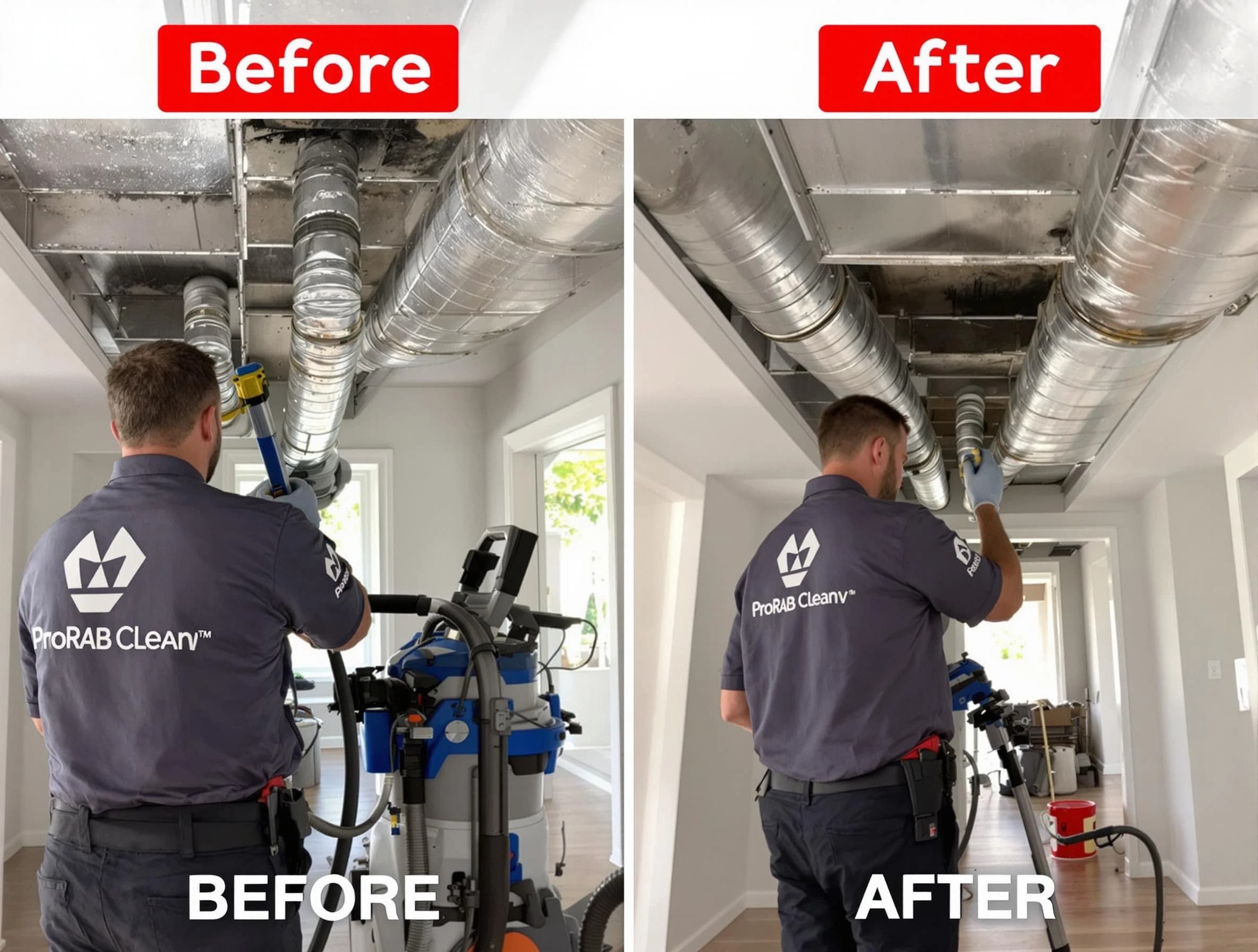 Berthoud Air Duct Cleaning expert performing thorough residential duct cleaning in a Berthoud home
