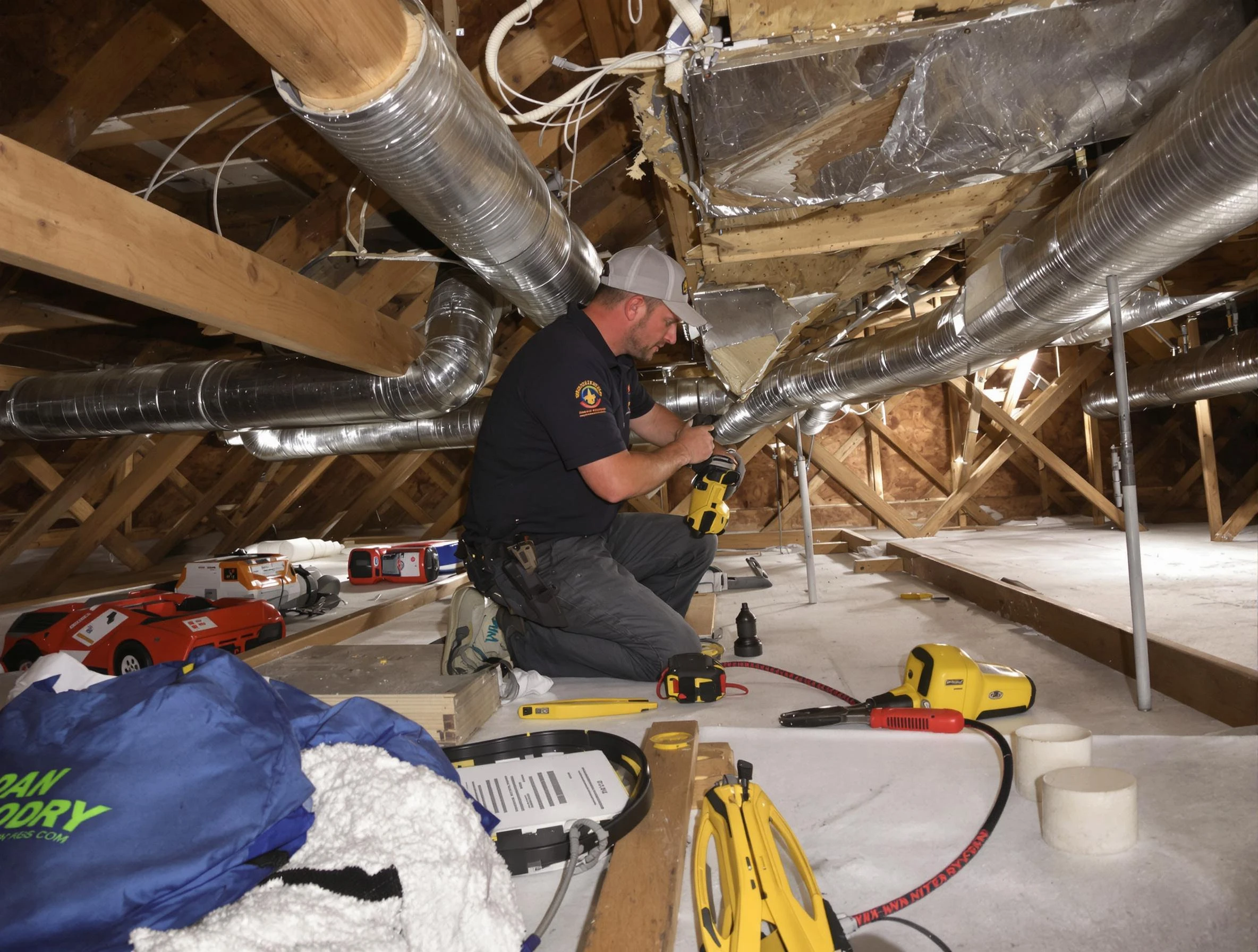 Professional air duct repair by Berthoud Air Duct Cleaning in Berthoud