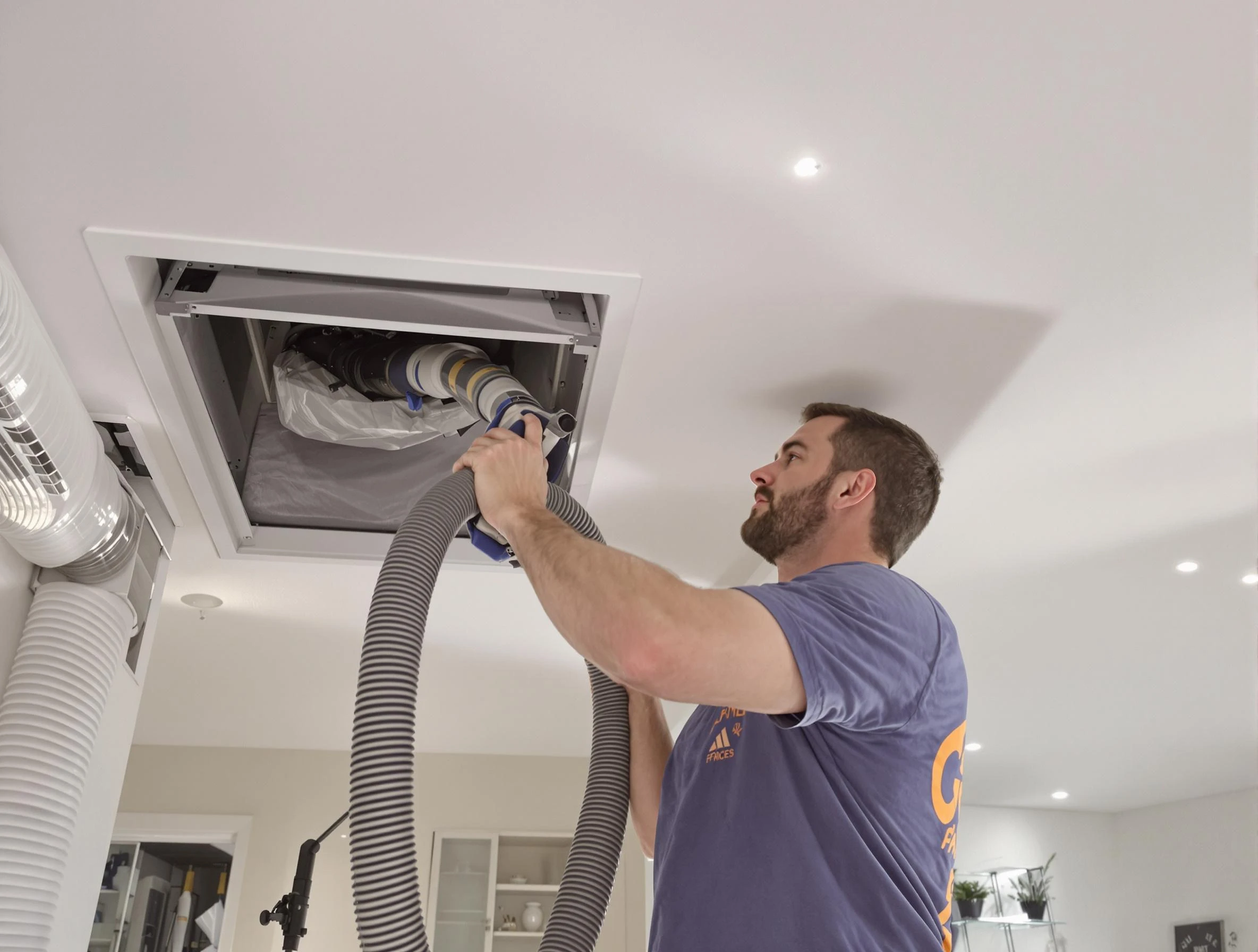 Precision indoor duct cleaning by Berthoud Air Duct Cleaning in Berthoud